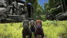 Новое видео ARK: Survival Evolved показывает пахицефалозавров